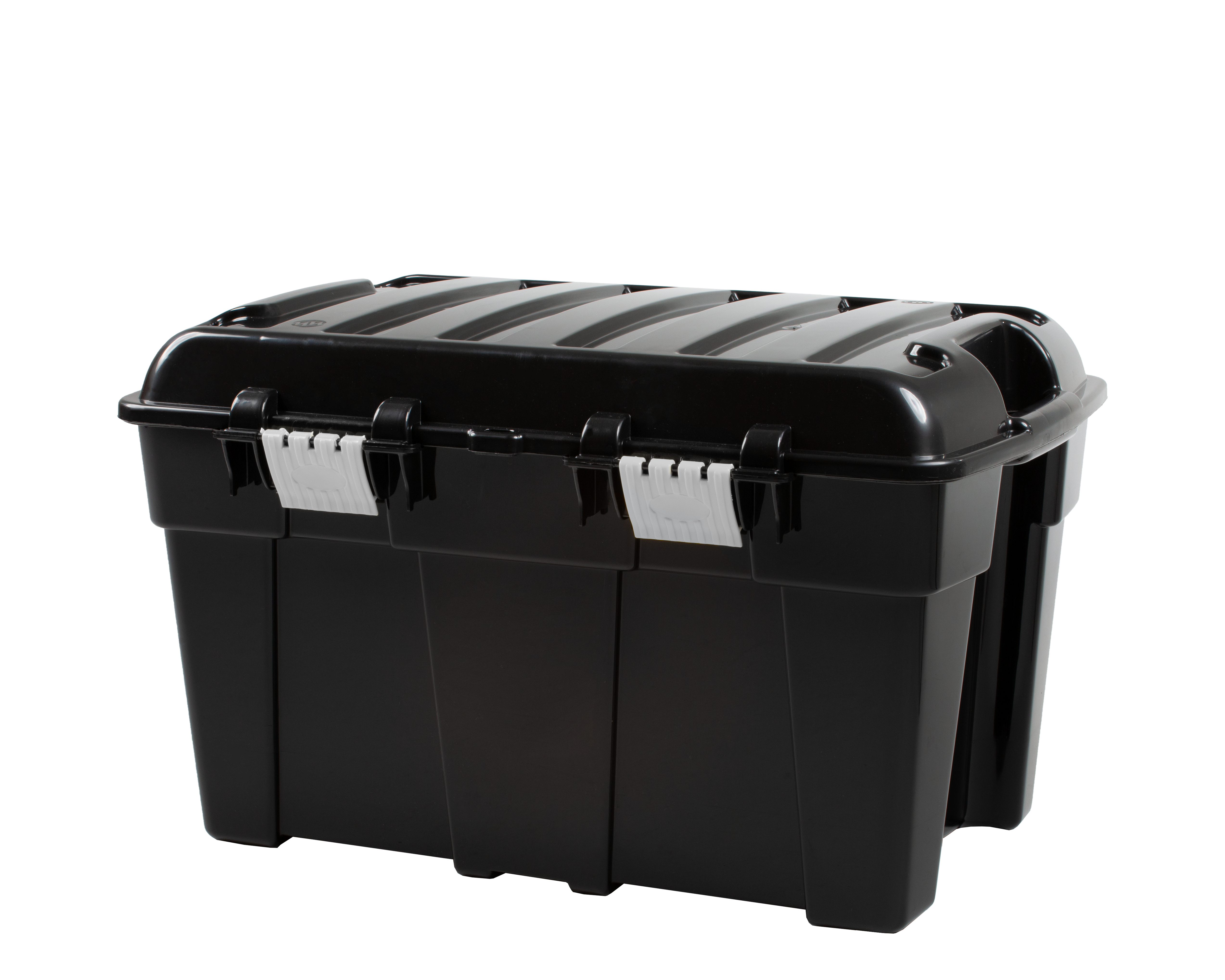 DIY 48L Storage Trunk Recycled Black & Upc Soft Grey Clips - 10614