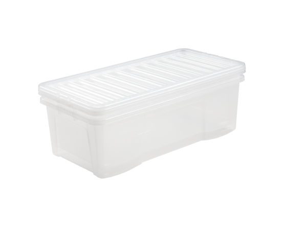 Crystal 62L Box & Lid Clear - 11495 - What More UK