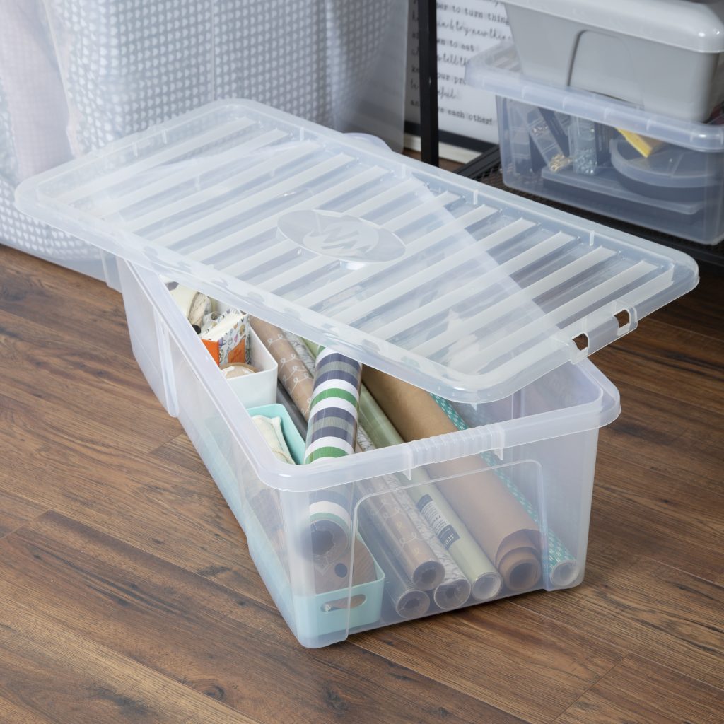 Crystal 62L Box & Lid Clear - 11495 - What More UK