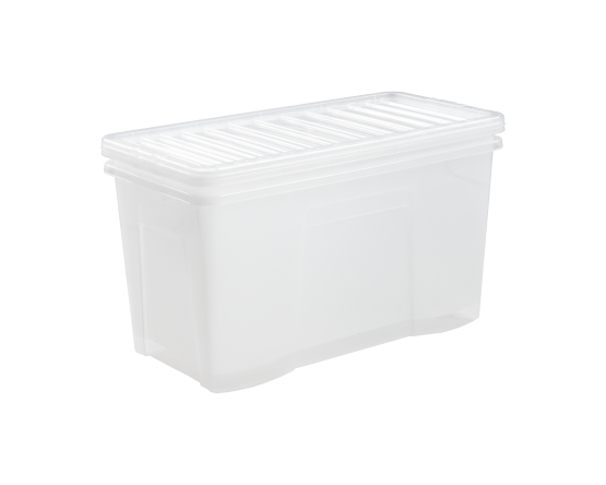 Crystal 110L Box & Lid Clear - 11500 - What More UK