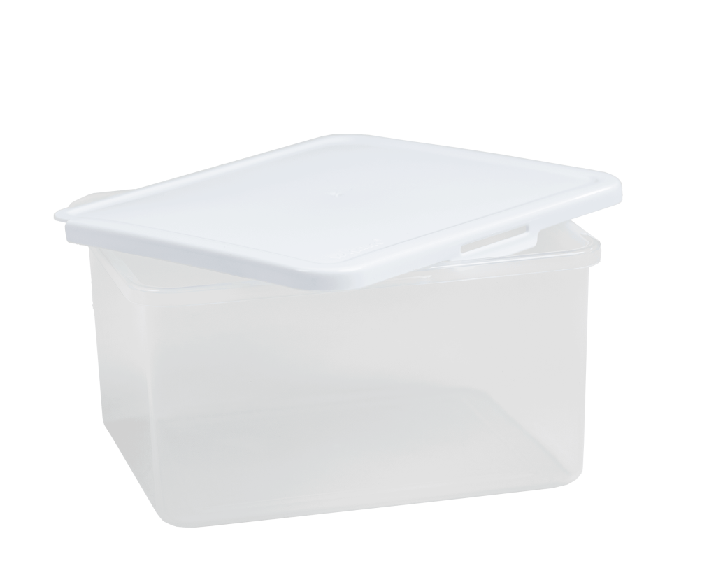 7.03 Food Locker 4.1L Rectangular Clear/White - 18625 - What More UK