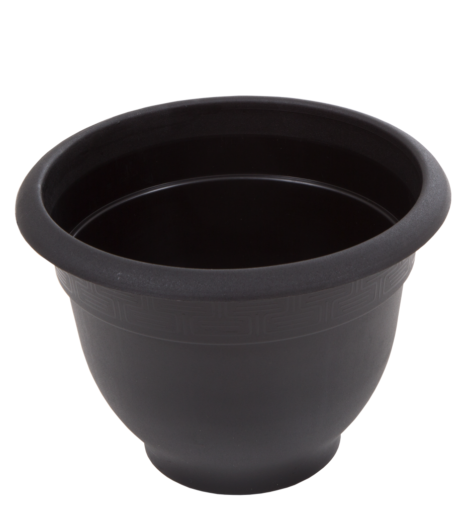 H211 Bell Pot 44cm Round Planter Slate - 410482 - What More UK