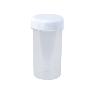 Cuisine 350ml Screw Top Beaker Clear/Ice White - 16445 - What More UK