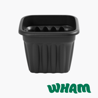 Vista 40cm Planter Square Black